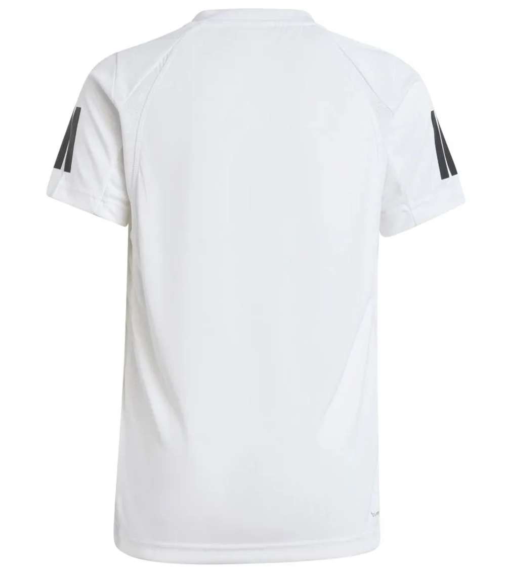 Детская теннисная футболка Adidas Club Tennis 3-Stripes - white