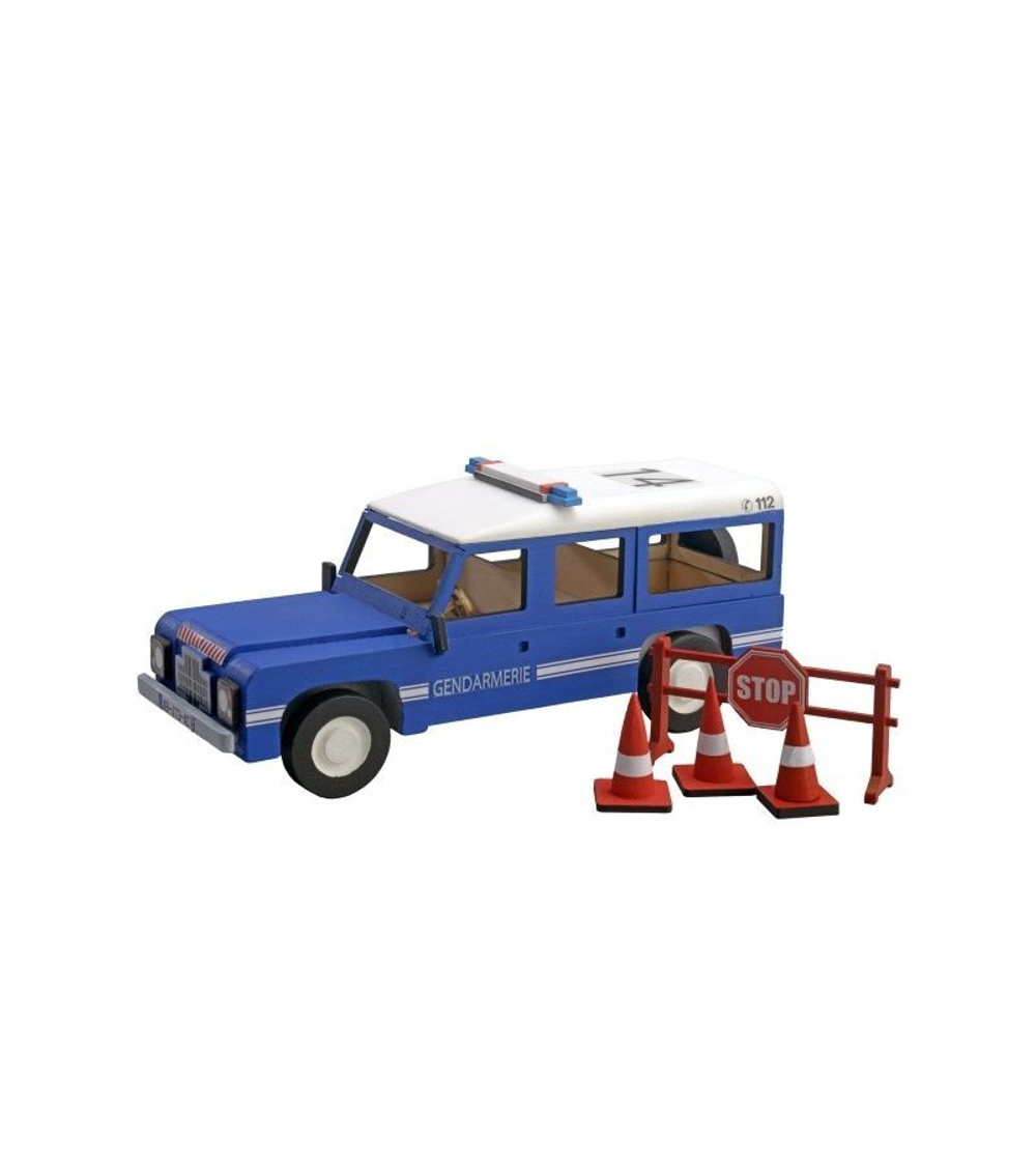 Сборная деревянная модель автомобиля Artesania Latina Land Rover ПОЛИЦИЯ