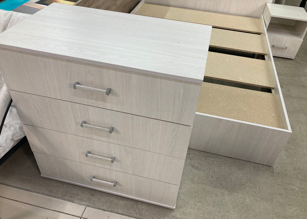 Комод Белла КМ-02 ясень белый