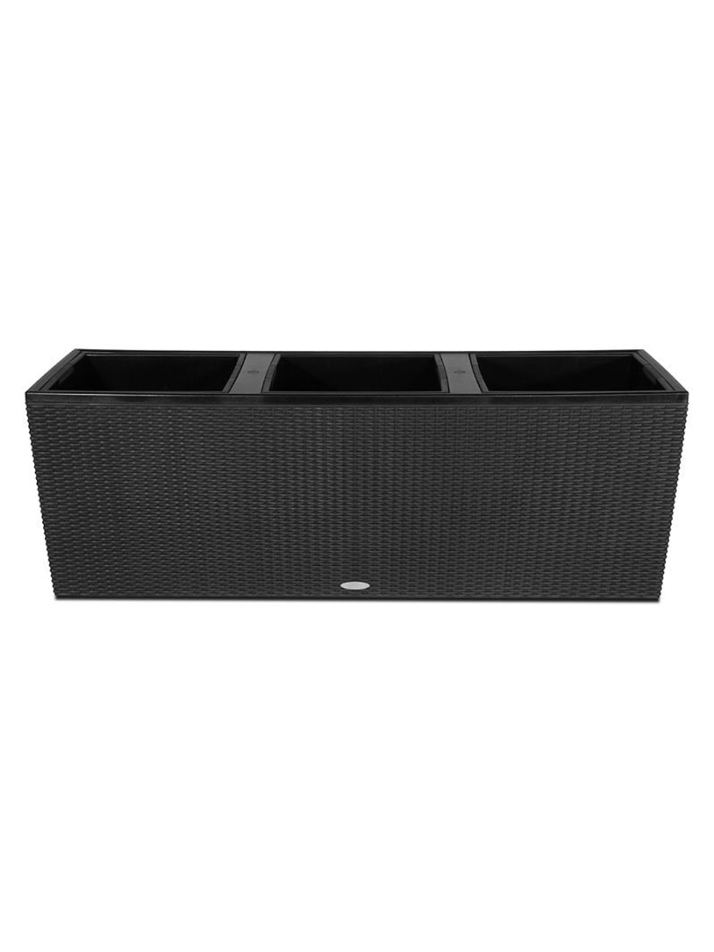 Кашпо Lechuza "Trio Cottage Complete granite" (пластик), 130x42xH44 см