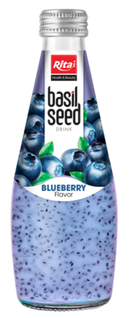 Напиток RITA с соком черники и семенами базилика "BASIL SEED JUICE DRINK"