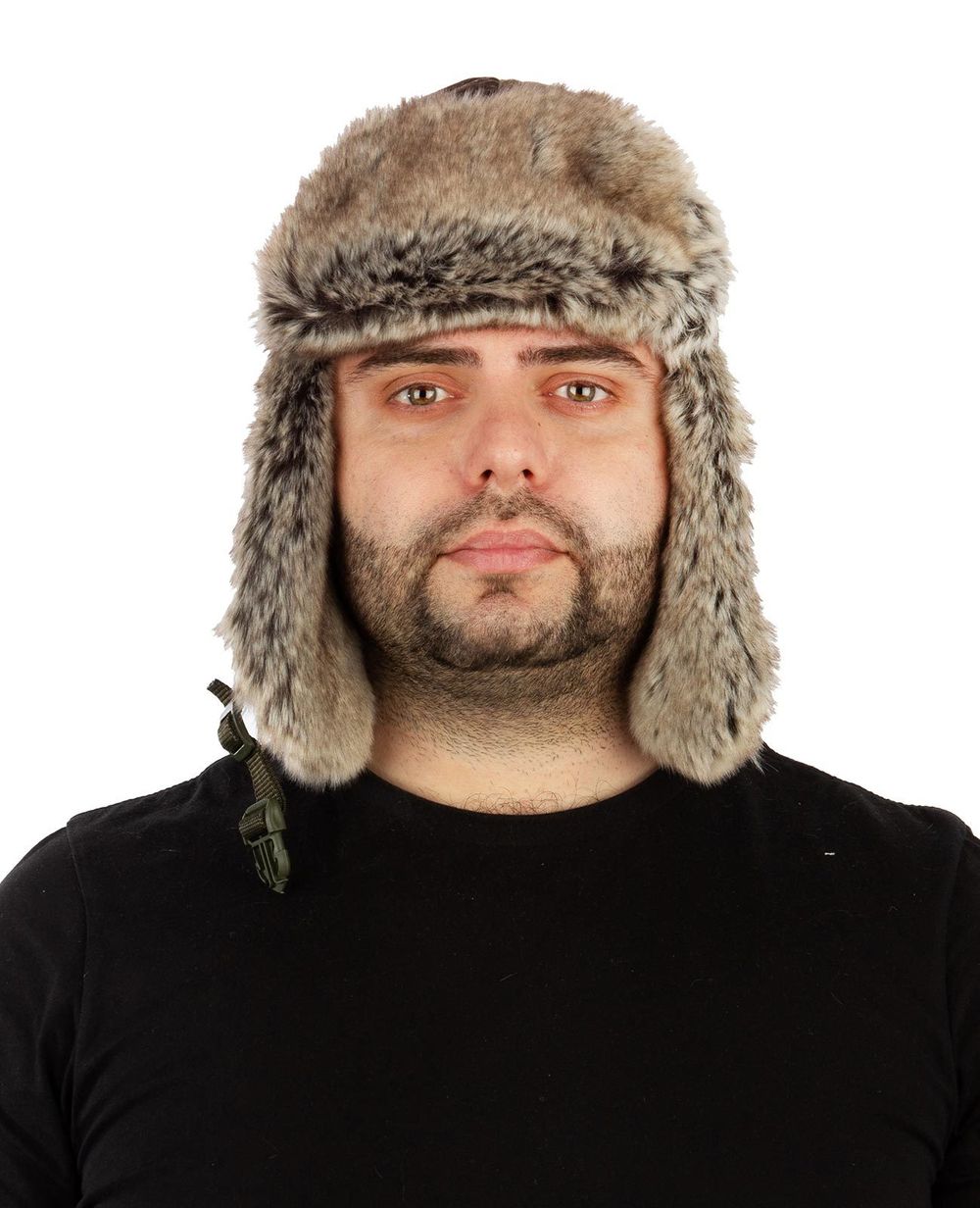 Шапка-ушанка алова, бурая кора