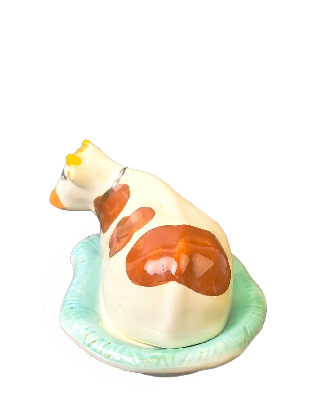 Фаянсовая масленка "Корова" (ЗиК "Конаково")