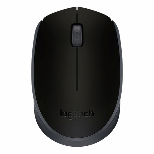 Мышь беспроводная Logitech M171, черный/серый (910-004424), (910-004643)