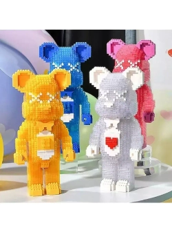 Конструктор Желтый мишка из миниблоков 1469 деталей