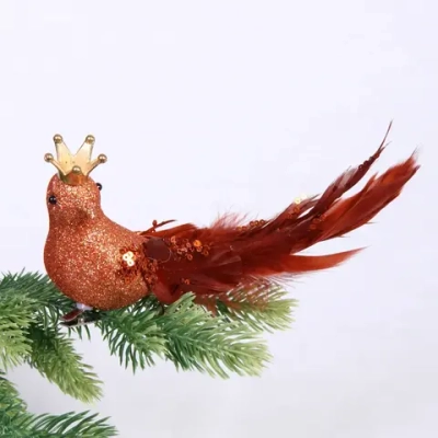 Украшение новогоднее «Принцесса голубка» 5*8*16 см, Шоколад