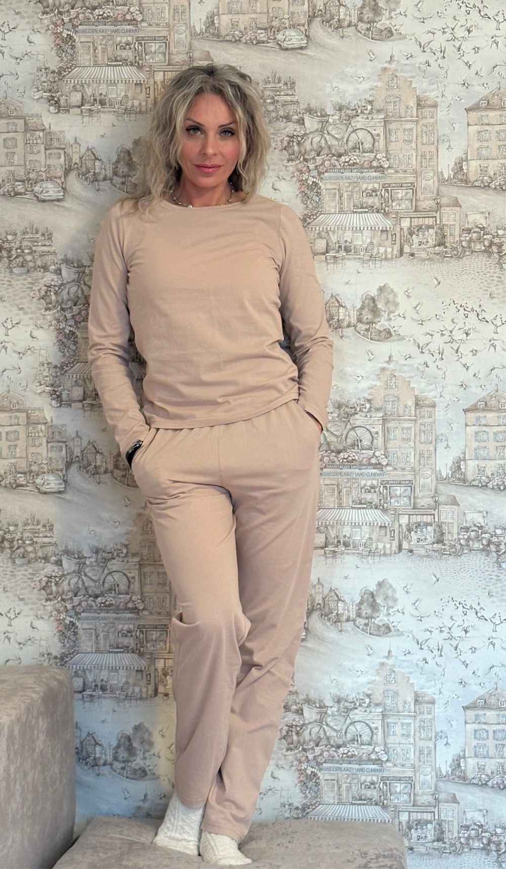 Пижама /костюм для дома /песочный