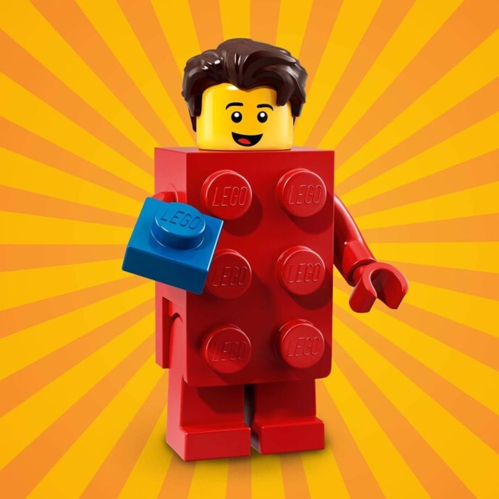Минифигурка LEGO     71021 - 2  Кирпичный костюм парня