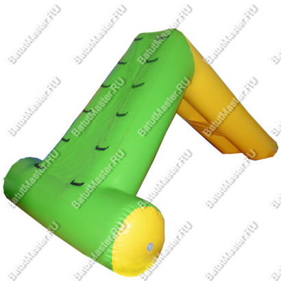 Надувной водный аттракцион «Приключения на скалах» желто-зеленый, 3,5*2,5*2 м