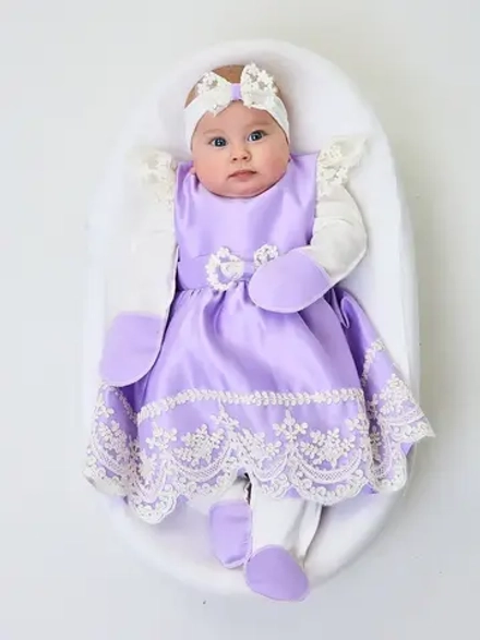 платье для новорожденной на выписку