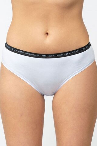 Женские трусы-слипы из хлопка (Размер: M) (Цвет: белый)