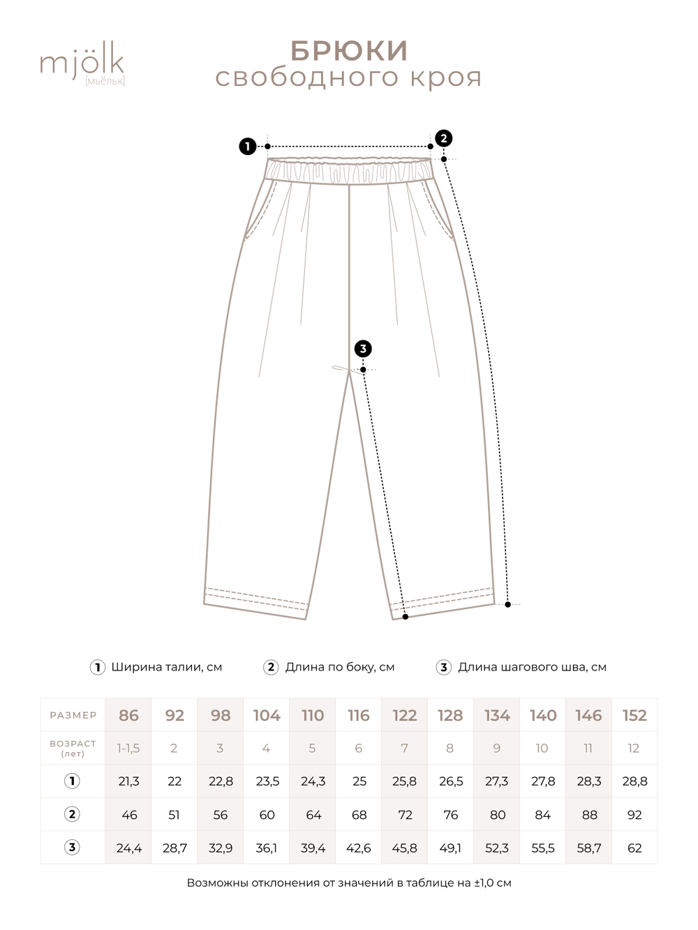 Брюки свободного кроя Mjölk Red Stripes