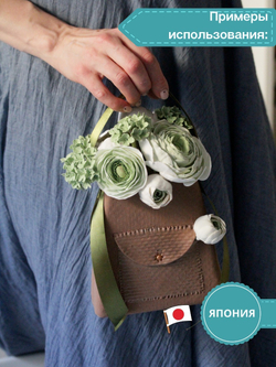 Полимерная глина CLAYCRAFT BY DECO, самоотвердевающая decoclay, цвет Коричневый, 55 гр