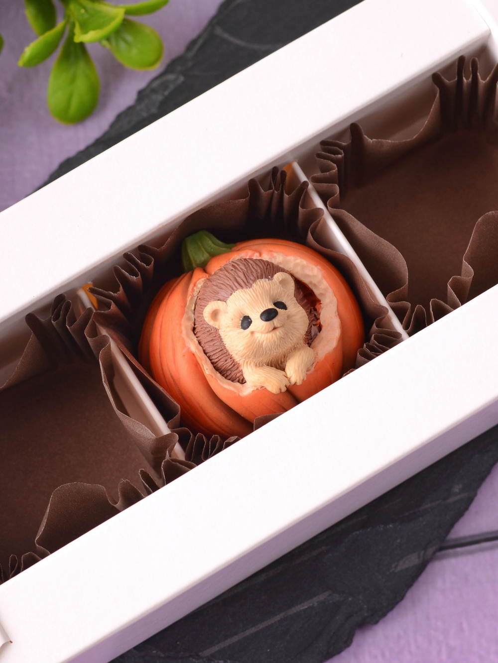 Молд силиконовый "Ежик в тыкве"