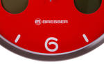 Часы настенные Bresser MyTime io NX Thermo/Hygro, 30 см, красные