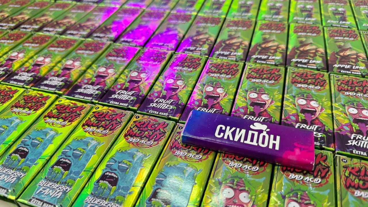 Исследуй мир вкусов с RICK and MORTY BAD ACID 30ml 20mg Hard — Жидкости с яркой кислинкой