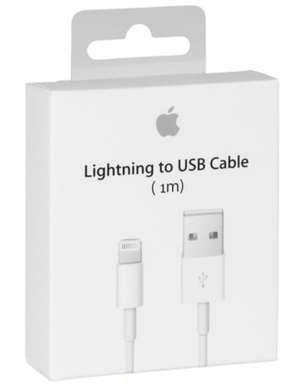 Кабель Apple 1m USB-A/Lightning (MD818ZM/A/MQUE2ZM/A)