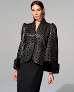 Жакет "София" с меховой отделкой