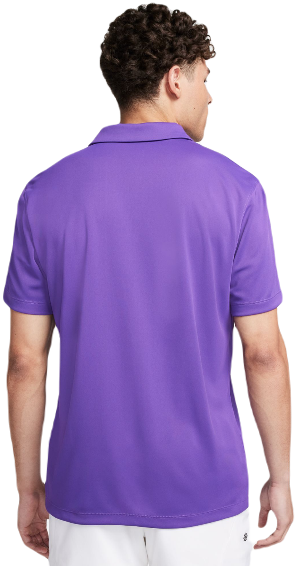 Мужское теннисное поло Nike Court Dri-Fit Solid Polo - purple cosmos/white