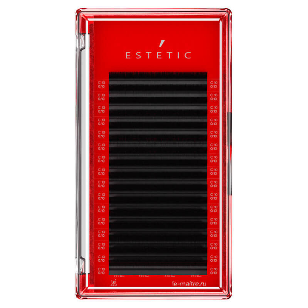 Черные ресницы Le maitre "Estetic" - 16 линий