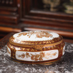 Шкатулка Лиможского фарфора с ручной росписью