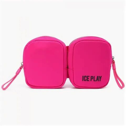 Сумка на пояс двойная ICE PLAY 4809 розовый неон