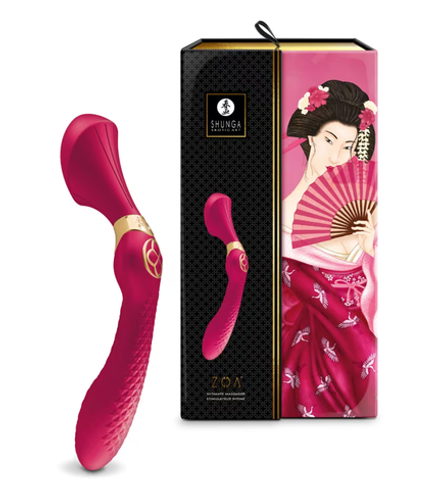 Вибромассажер Shunga ZOA, красный