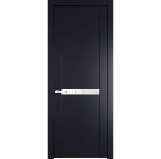 Межкомнатная дверь эмаль Profil Doors 1.4P нэви блу стекло лак классик