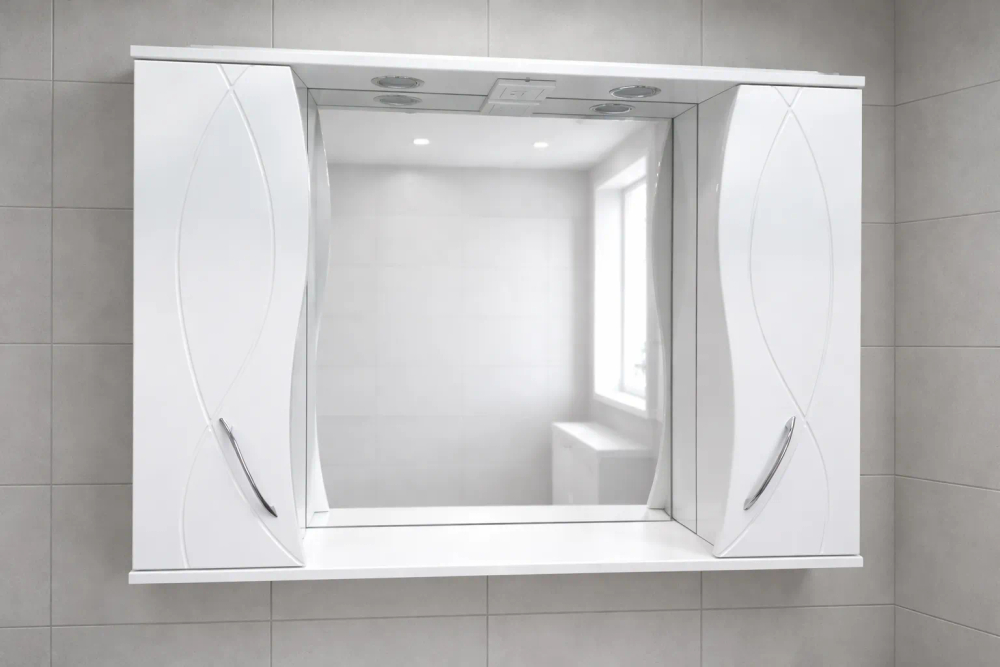 Зеркало - шкаф Алекса 100 с подсветкой