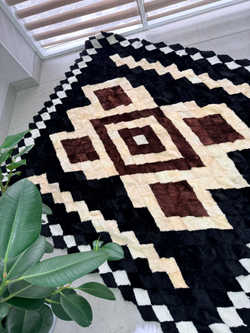 Покрывало меховое ковер из шкуры овчины