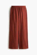 Брюки из муслина прямого кроя - H&M