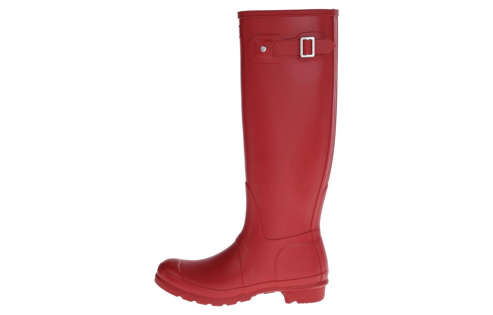 HUNTER Waterproof And Wear resistant Rain Boots Women"s Red