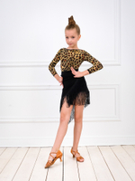 Юбка-платок с бахромой