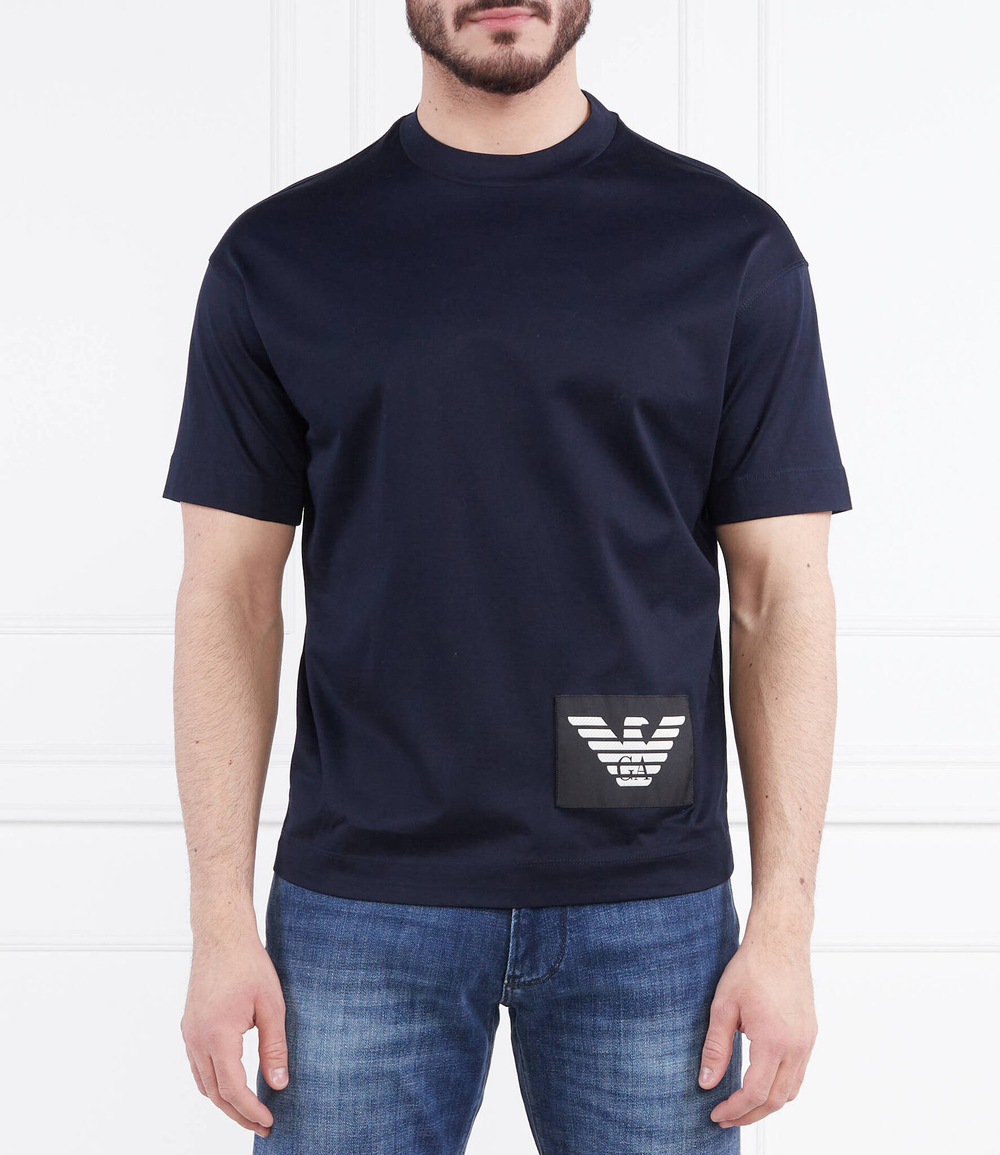 Футболка Emporio Armani - темно-синий(3R1TV1 1JSAZ)