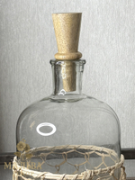 Бутылка декоративная "Флинт" от J-LINE стекло 15x15x32см от J-LINE