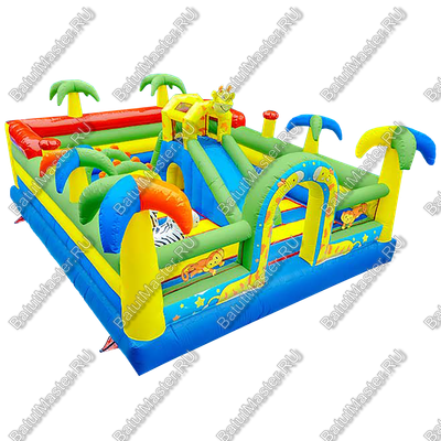 Коммерческий надувной батут "Яркие выходные" 6*5*2,8 м