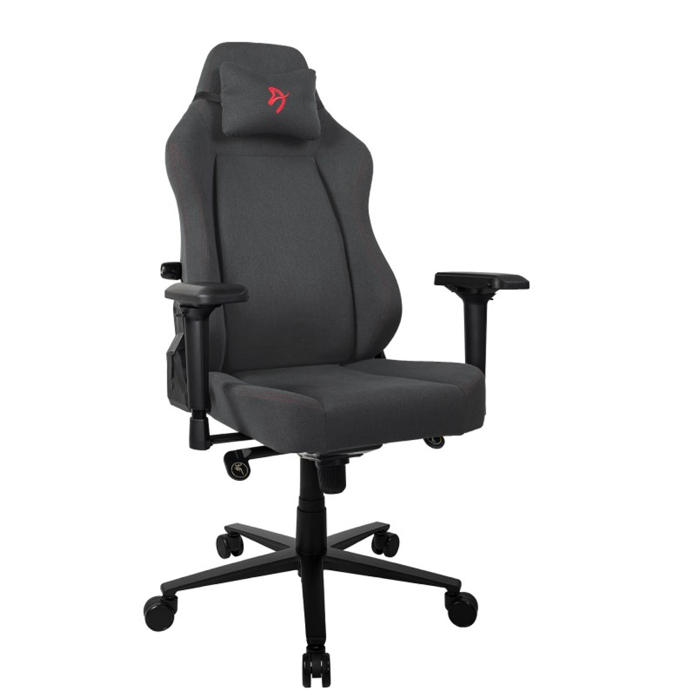 Компьютерное кресло (для геймеров) Arozzi Primo Woven Fabric - Black - Red logo (PRIMO-WF-BKRD)