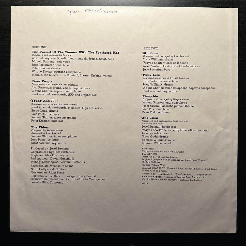 Weather Report - Mr. Gone (Голландия 1978г.)