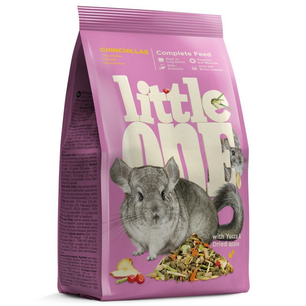 Корм для шиншилл 900г Little one