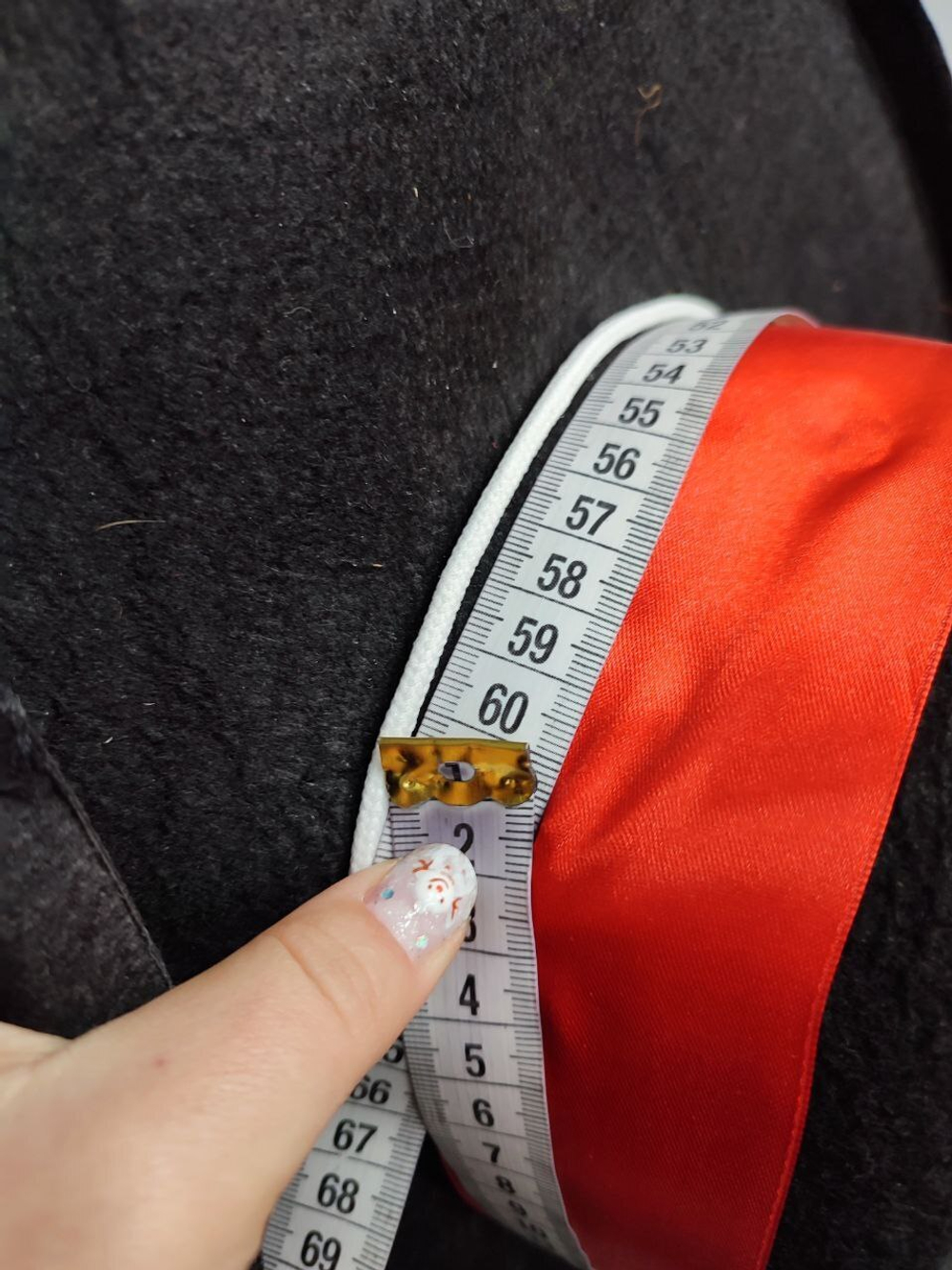 Шляпа карнавальная с красным бантом