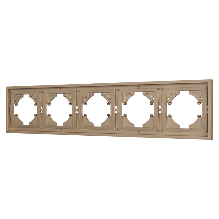 Рамка пластиковая FRM-TENDO-PL-5-GD Arlight 053854