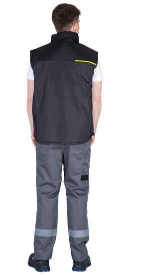 Жилет Delta Plus FIDJI3 цвет серый с черным