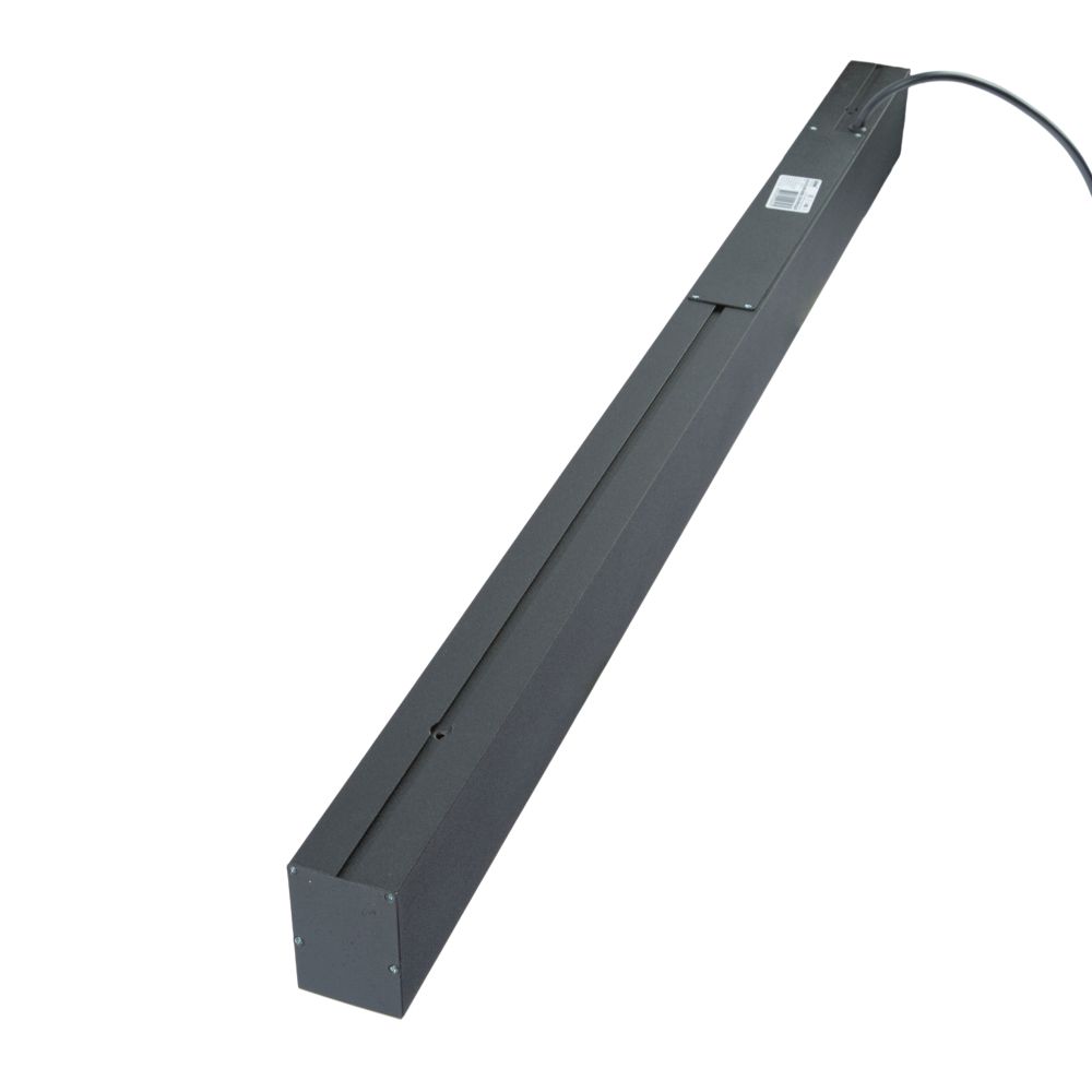 ULO-K10D 22W-4000K-L50-H IP40 BLACK Светильник линейный светодиодный подвесной. Белый свет 4000K. 3080 Лм. Алюминий. Цвет черный. TM Uniel