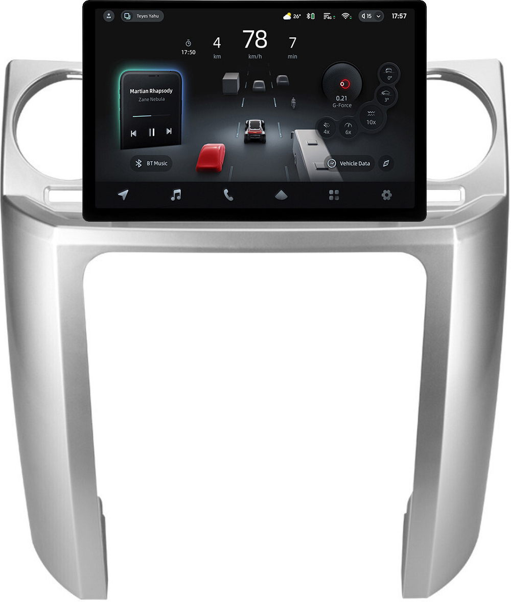 Магнитола для Land Rover Discovery 3 2005-2009 (закругленные углы) - Teyes CC4-PRO монитор 13" 2K QLED на Android 13, Snapdragon 778G, 8+128, AI, CarPlay, DSP, 4G SIM-слот