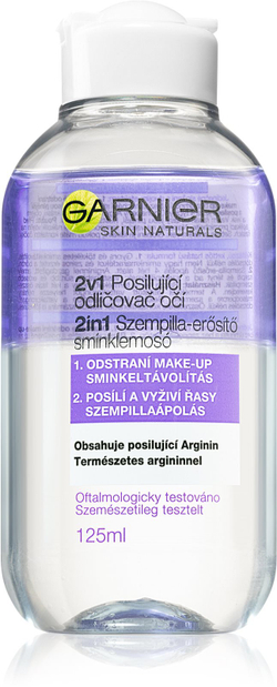 Garnier Skin Naturals - укрепляющее средство для снятия макияжа с глаз 2 в 1 /   125  ml  / GTIN 3600541361317