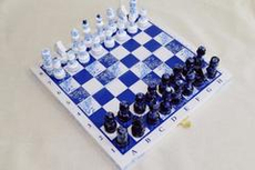 Шахматы походные "Гжель"