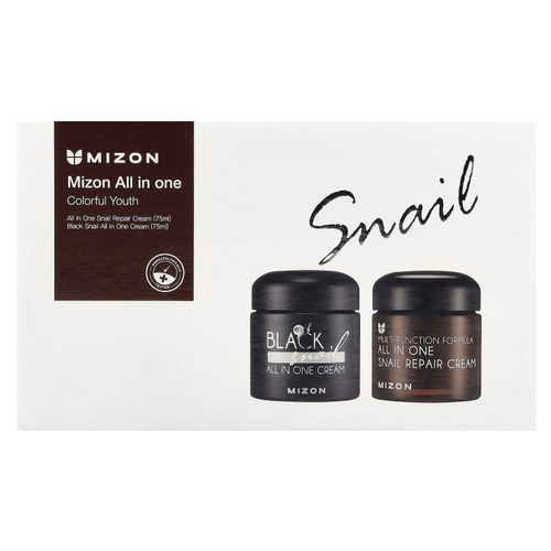 Mizon, All In One, Colourful Youth, Snail, набор из 2 предметов