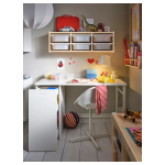 Стол детский - IKEA LÄRANDE/LARANDE/ ЛАРАНДЕ ИКЕА , 120x58 см, белый, ИКЕА