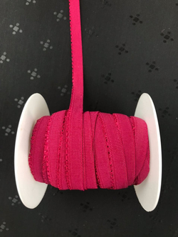 Отделочная резинка становая вишневая 10 мм