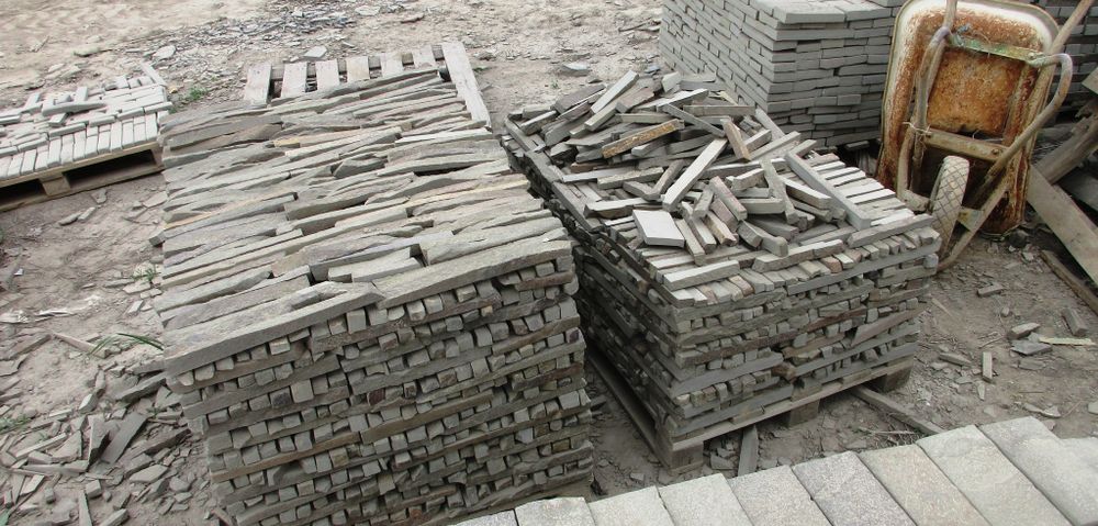 Sandstone tile sawn from the 1st side Gray Cossack /m2